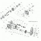 R18RMAE4G8/G9 RANGER EV Drive train, main gearcase - r18rmae4g8  /  g9 (49levgea...