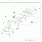 R18RMAE4G8/G9 RANGER EV Brakes, front caliper - r18rmae4g8  /  g9 (49levcaliper1...