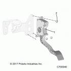 R18RRE99A9/AX/AM/AS/A1/B9/BX/BM/BS RANGER 1000 PS Engine, throttle pedal - r18rre99a9  /  ax  /  am  /  as...