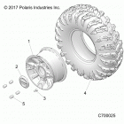 R18RRE99A9/AX/AM/AS/A1/B9/BX/BM/BS RANGER 1000 PS Wheels, front - r18rre99a9  /  ax  /  am  /  as  /  a1  ...