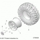 R18RRE99A9/AX/AM/AS/A1/B9/BX/BM/BS RANGER 1000 PS Wheels, rear - r18rre99a9  /  ax  /  am  /  as  /  a1  /...