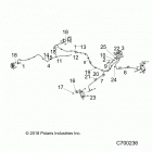 R18RRE99FM/SFM/SCM RANGER 1000XP EU/TRACTOR/ZUG Brakes, brake lines and master cylinder - r18rre99fm  / ...