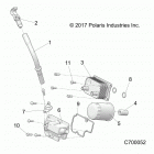 R18RRE99NS RANGER 1000 PS HD MD Engine, dipstick and oil filter - r18rre99ns (c700052)