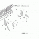 R18RRU99AS/BS RANGER 1000XP PS NSTR Body, cab foam - r18rru99as  /  bs (c700124-7)