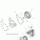 R18RT_87 RGR 900 XP ALL OPTIONS Engine, stator and cover - r18rt_87 all options (701256)