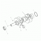 R18RTAD1B1/ED1N1 RANGER 1000 DIESEL Engine, crankshaft - r18rtad1b1  /  ed1n1 (49rgrcranksha...