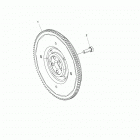 R18RTAD1B1/ED1N1 RANGER 1000 DIESEL Engine, flywheel - r18rtad1b1  /  ed1n1 (49ospsflywheel1...