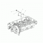 R18RTAD1B1/ED1N1 RANGER 1000 DIESEL Engine, fuel pump fitting cover - r18rtad1b1  /  ed1n1 (...