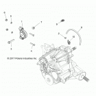 R18RTAD1B1/ED1N1 RANGER 1000 DIESEL Drive train, main gearcase mounting - r18rtad1b1  /  ed1...