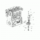 R18RTAD1B1/ED1N1 RANGER 1000 DIESEL Engine, thermostat asm. - r18rtad1b1  /  ed1n1 (49rgrthe...
