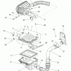 R18RTAD1B1/ED1N1 RANGER 1000 DIESEL Engine, air intake - r18rtad1b1 (701855)