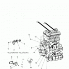 R18RTE87F1/S87C1/F1 RGR 900 EPS POLAND Engine, cooling, thermostat and bypass - r18rte87f1  /  ...