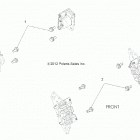 R18RTE87F1/S87C1/F1 RGR 900 EPS POLAND Brakes, caliper mounting - r18rte87f1  /  s87c1  /  f1 (...