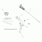 R18RTE87F1/S87C1/F1 RGR 900 EPS POLAND Engine, oil dipstick - r18rte87f1  /  s87c1  /  f1 (7003...