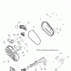 R18RTE87F1/S87C1/F1 RGR 900 EPS POLAND Drive train, clutch cover and ducting - r18rte87f1  /  s...