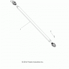 R18RTE87F1/S87C1/F1 RGR 900 EPS POLAND Drive train, front prop shaft - r18rte87f1  /  s87c1  / ...