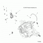 R18RTE87F1/S87C1/F1 RGR 900 EPS POLAND Drive train, main gearcase mounting - r18rte87f1  /  s87...