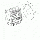 R18RTED1F1/SD1C1 RANGER 1000 DIESEL POLAND Engine, flange plate - r18rted1f1  /  sd1c1 (49rgrflgpla...