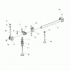 R18RTED1F1/SD1C1 RANGER 1000 DIESEL POLAND Engine, rocker arm and valves - r18rted1f1  /  sd1c1 (49...