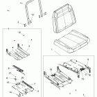 R18RTM99AL RGR 1000 XP PS MUD Body, slider, drivers seat - r18rtm99al (701115)