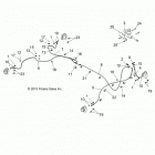 R18RVA87A1/B1/E87A9/B9 RANGER CREW 900XP 6P SP Brakes, lines and master cylinder - r18rva87a1  /  b1  /...