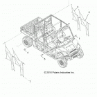 R18RVAD1B1 RANGER 1000 DIESEL CREW Body, side nets - r18rvad1b1 (701061)