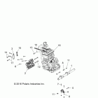 R18RVM99AL RANGER CREW 1000XP PS MUD Engine, engine mounting - r18rvm99al (701848)