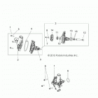 R18RVU99AS RANGER CREW 1000 PS Engine, cooling, waterpump - r18rvu99as (700374)
