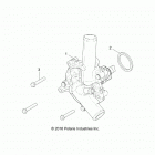 Z18VAA87B2/E87BM/BW RZR 900 50 INCH Engine, cooling, waterpump - z18vaa87b2  /  e87bm  /  bw...