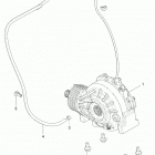 Z18VAA87B2/E87BM/BW RZR 900 50 INCH Drive train, front gearcase mounting - z18vaa87b2  /  e8...