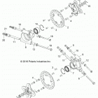 Z18VAA87B2/E87BM/BW RZR 900 50 INCH Suspension, rear carrier - z18vaa87b2  /  e87bm  /  bw (...