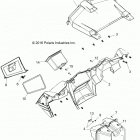 Z18VBA87B2/E87BK/BU/LK/BR RZR 900 60 INCH ALL OPTIONS Body, dash and glovebox - z18vba87b2  /  e87bk  /  bu  /...