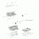 Z18VBA87B2/E87BK/BU/LK/BR RZR 900 60 INCH ALL OPTIONS Engine, crankcase - z18vba87b2  /  e87bk  /  bu  /  lk  ...