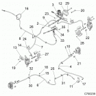 Z18VBE87F2/S87C2/CU RZR 900 60 INCH EU/TRACTOR Brakes, brake lines and master cylinder - z18vbe87f2  / ...