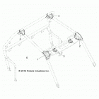 Z18VBE87F2/S87C2/CU RZR 900 60 INCH EU/TRACTOR Chassis, cab frame accesories- z18vbs87c2  /  cu (701601...