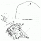 Z18VBE87F2/S87C2/CU RZR 900 60 INCH EU/TRACTOR Drive train, main gearcase mounting - z18vbe87f2  /  s87...