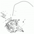 Z18VBE99BW RZR 1000 60 INCH PS Drive train, main gearcase mounting - z18vbe99bw (700421...
