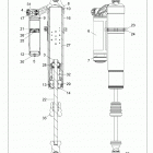 Z18VDE92BB/BM/BS/BU/L92BK RZR XP TURBO Suspension, front shock - z18vde92bs (702083)