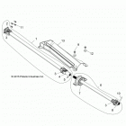 Z18VDE92LS RZR XP TURBO LATIN Drive train, front prop shaft - z18vde92ls (700444)