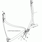 Z18VDE92NB/NU RZR XP TURBO MD Body, seat belt mounting - z18vde92nb  /  nu
(700600)