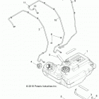 Z18VDE92NB/NU/LNK RZR XP TURBO MD Body, fuel tank - z18vde92nb  /  nu  /  lnk (701384)
