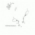 Z18VDE99FK/S99CK/FK RZR XP 1000 TRACTOR/EU/ZUG Body, mirror, hitch, license plate - z18vde99fk  /  s99f...