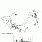 Z18VDE99FK/S99CK/FK RZR XP 1000 TRACTOR/EU/ZUG Engine, waterpump and bypass - z18vde99fk  /  s99ck  /  ...