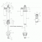 Z18VDE99FK/S99CK/FK RZR XP 1000 TRACTOR/EU/ZUG Suspension, front shock internals - z18vde99fk  /  s99ck...
