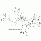 Z18VDS92CU RZR XP TURBO TRACTOR Brakes, brake lines and master cylinder - z18vds92cu (70...