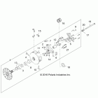 Z18VDS92CU RZR XP TURBO TRACTOR Drive train, primary clutch - z18vds92cu (701386)