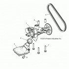 Z18VEL92BK/BR RZR XP TURBO S Engine, oil pump - z18vel92bk  /  br (700466)