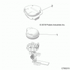 Z18VFE92BB/BM/BS/BU/LBK RZR XP4 TURBO Body, fuel pfa cover - z18vfe92bb  /  bm  /  bs  /  bu  ...