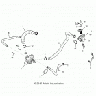 Z18VFE92BB/BM/BS/BU/LBK RZR XP4 TURBO Engine, waterpump and bypass - z18vfe92bb  /  bm  /  bs ...