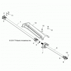 Z18VFE92BB/BM/BS/BU/LBK RZR XP4 TURBO Drive train, front prop shaft - z18vfe92bb  /  bm  /  bs...